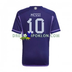 Argentina Lionel Messi 10 Dres Gostujući World Cup 2022 Kratkih Rukava ,Muški