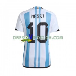 Argentina Lionel Messi 10 Dres Domaći World Cup 2022 Kratkih Rukava ,Muški