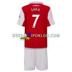 Arsenal Saka 7 Dres Domaći 2022-2023 Kratkih Rukava ,Dječji Komplet
