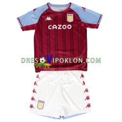 Aston Villa Dres Domaći 2021-2022 Kratkih Rukava ,Dječji Komplet