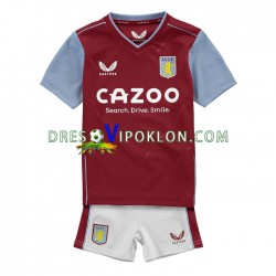 Aston Villa Dres Domaći 2022-2023 Kratkih Rukava ,Dječji Komplet