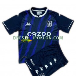 Aston Villa Dres Treći 2021-2022 Kratkih Rukava ,Dječji Komplet