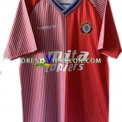 Aston Villa 1988 Retro Dres Domaći Kratkih Rukava ,Muški