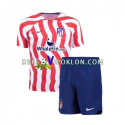 Atlético Madrid Dres Domaći 2022-2023 Kratkih Rukava ,Dječji Komplet