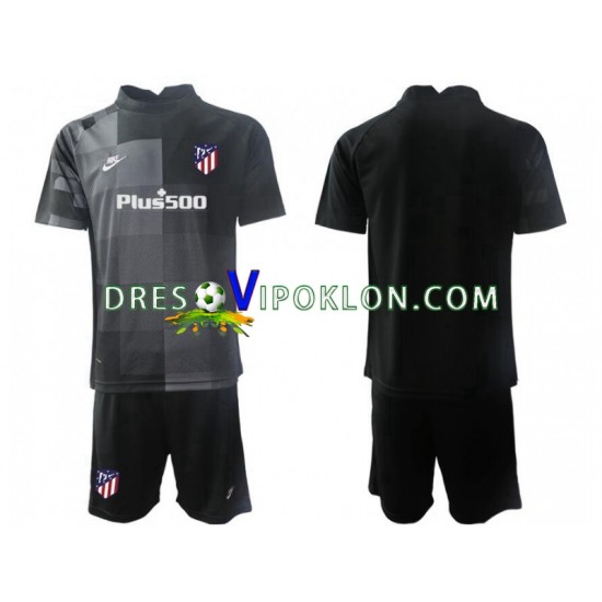 Atlético Madrid Golmanski Dres Gostujući 2021-2022 Kratkih Rukava ,Dječji Komplet