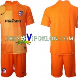 Atlético Madrid Golmanski Dres Domaći 2021-2022 Kratkih Rukava ,Dječji Komplet