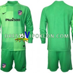 Atlético Madrid Golmanski Dres Treći 2021-2022 Dugim Rukavima ,Dječji Komplet