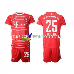 FC Bayern München Muller 25 Dres Domaći 2022-2023 Kratkih Rukava ,Dječji Komplet