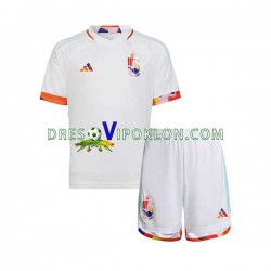 Belgija Dres Gostujući World Cup 2022 Kratkih Rukava ,Dječji Komplet