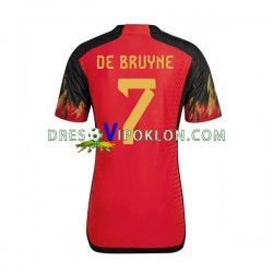 Belgija De Bruyne 7 Dres Domaći World Cup 2022 Kratkih Rukava ,Muški