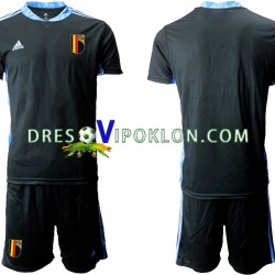 Belgija Golmanski Euro 2020 Dres Domaći Kratkih Rukava ,Dječji Komplet