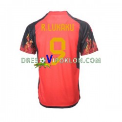 Belgija Lukaku 9 Dres Domaći World Cup 2022 Kratkih Rukava ,Muški