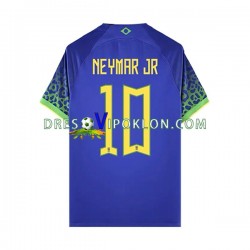 Brazil Neymar JR 10 Dres Gostujući World Cup 2022 Kratkih Rukava ,Muški