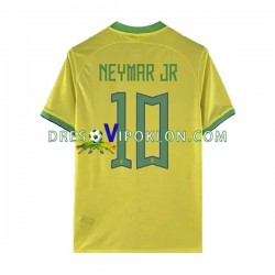 Brazil Neymar JR 10 Dres Domaći World Cup 2022 Kratkih Rukava ,Muški
