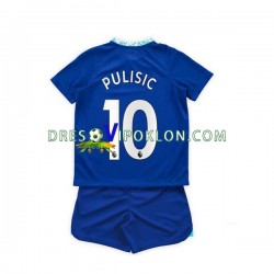 Chelsea Christian Pulisic 10 Dres Domaći 2022-2023 Kratkih Rukava ,Dječji Komplet