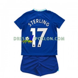 Chelsea Raheem Sterling 17 Dres Domaći 2022-2023 Kratkih Rukava ,Dječji Komplet