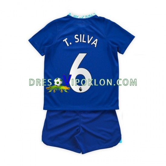 Chelsea T. Silva 6 Dres Domaći 2022-2023 Kratkih Rukava ,Dječji Komplet
