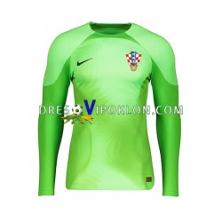 Hrvatska Golmanski Dres Gostujući World Cup 2022 Dugim Rukavima ,Muški