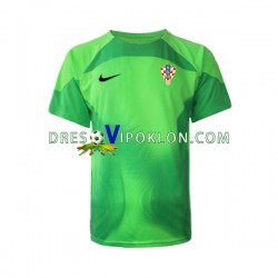 Hrvatska Golmanski Dres Gostujući World Cup 2022 Kratkih Rukava ,Muški