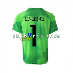 Hrvatska Golmanski Livakovic 1 Dres Gostujući World Cup 2022 Kratkih Rukava ,Muški