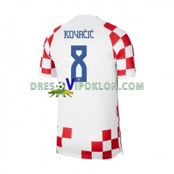 Hrvatska Kovacic 8 Dres Domaći World Cup 2022 Kratkih Rukava ,Muški