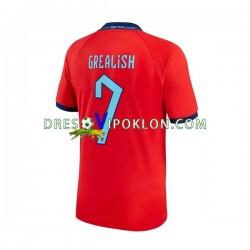 Engleska Grealish 7 Dres Gostujući World Cup 2022 Kratkih Rukava ,Muški
