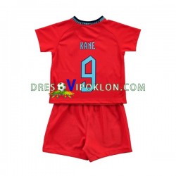 Engleska Kane 9 Dres Gostujući World Cup 2022 Kratkih Rukava ,Dječji Komplet