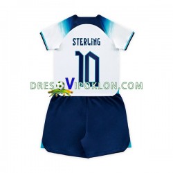 Engleska Sterling 10 Dres Domaći World Cup 2022 Kratkih Rukava ,Dječji Komplet