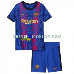FC Barcelona Dres Treći 2021-2022 Kratkih Rukava ,Dječji Komplet