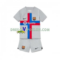 FC Barcelona Dres Treći 2022-2023 Kratkih Rukava ,Dječji Komplet