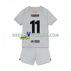 FC Barcelona Ferran Torres 11 Dres Treći 2022-2023 Kratkih Rukava ,Dječji Komplet