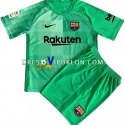 FC Barcelona Golmanski Dres Treći 2021-2022 Kratkih Rukava ,Dječji Komplet