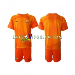 FC Barcelona Golmanski Dres Treći 2022-2023 Kratkih Rukava ,Dječji Komplet