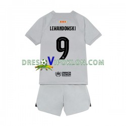 FC Barcelona Lewandowski 9 Dres Treći 2022-2023 Kratkih Rukava ,Dječji Komplet