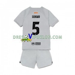 FC Barcelona Sergio Busquets 5 Dres Treći 2022-2023 Kratkih Rukava ,Dječji Komplet