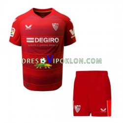 Sevilla FC Dres Gostujući 2022-2023 Kratkih Rukava ,Dječji Komplet