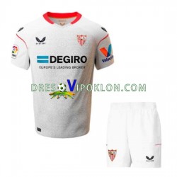 Sevilla FC Dres Domaći 2022-2023 Kratkih Rukava ,Dječji Komplet