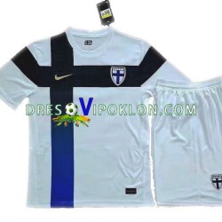Finska Euro 2020 Dres Domaći Kratkih Rukava ,Dječji Komplet