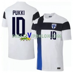Finska Teemu Pukki 10 Euro 2020 Dres Domaći Kratkih Rukava ,Muški