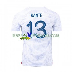Francuska Kante 13 Dres Gostujući World Cup 2022 Kratkih Rukava ,Muški