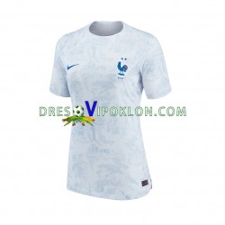 Francuska Dres Gostujući World Cup 2022 Kratkih Rukava ,Ženski