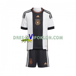 Njemačka Dres Domaći World Cup 2022 Kratkih Rukava ,Dječji Komplet