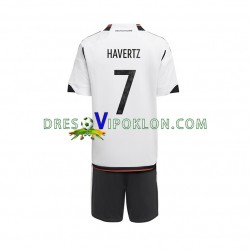 Njemačka Havertz 7 Dres Domaći World Cup 2022 Kratkih Rukava ,Dječji Komplet