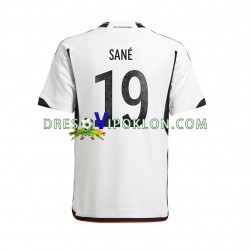 Njemačka Sane 19 Dres Domaći World Cup 2022 Kratkih Rukava ,Muški
