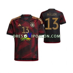 Njemačka Thomas Muller 13 Dres Gostujući World Cup 2022 Kratkih Rukava ,Muški