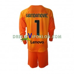 Inter Milan Golmanski Samir Handanovic 1 Dres Četvrti 2022-2023 Dugim Rukavima ,Dječji Komplet