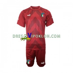 Italija Golmanski Dres Gostujući 2022-2023 Kratkih Rukava ,Dječji Komplet