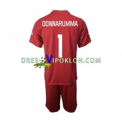 Italija Golmanski Donnarumma 1 Dres Gostujući 2022-2023 Kratkih Rukava ,Dječji Komplet