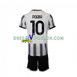 Juventus Pogba 10 Dres Domaći 2022-2023 Kratkih Rukava ,Dječji Komplet
