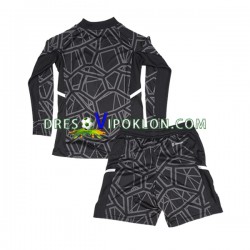 Leicester City Golmanski Dres Domaći 2022-2023 Dugim Rukavima ,Dječji Komplet